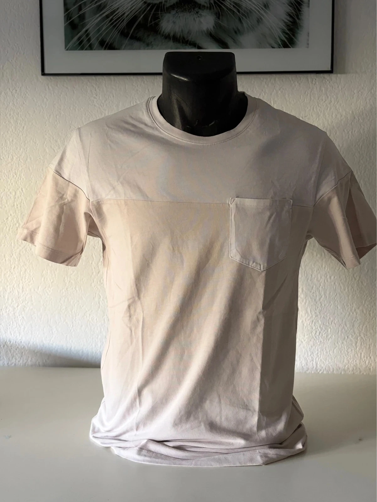 T-shirt Celio Bicolore com Bolso no Peito – Casual e Estilo Minimalista – Tamanho S – photo 2